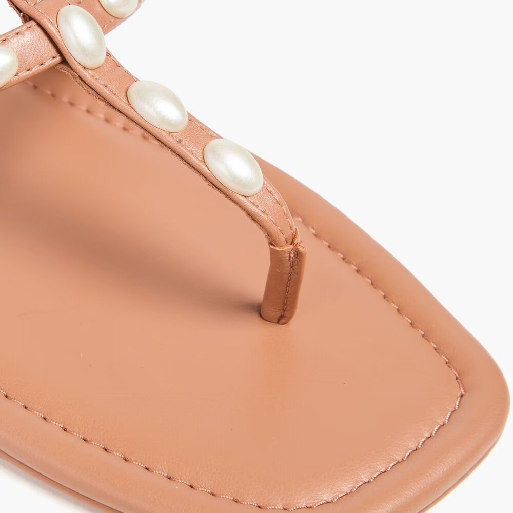 PEARLITA FLAT SANDAL - Beige - Picture 4 of 7